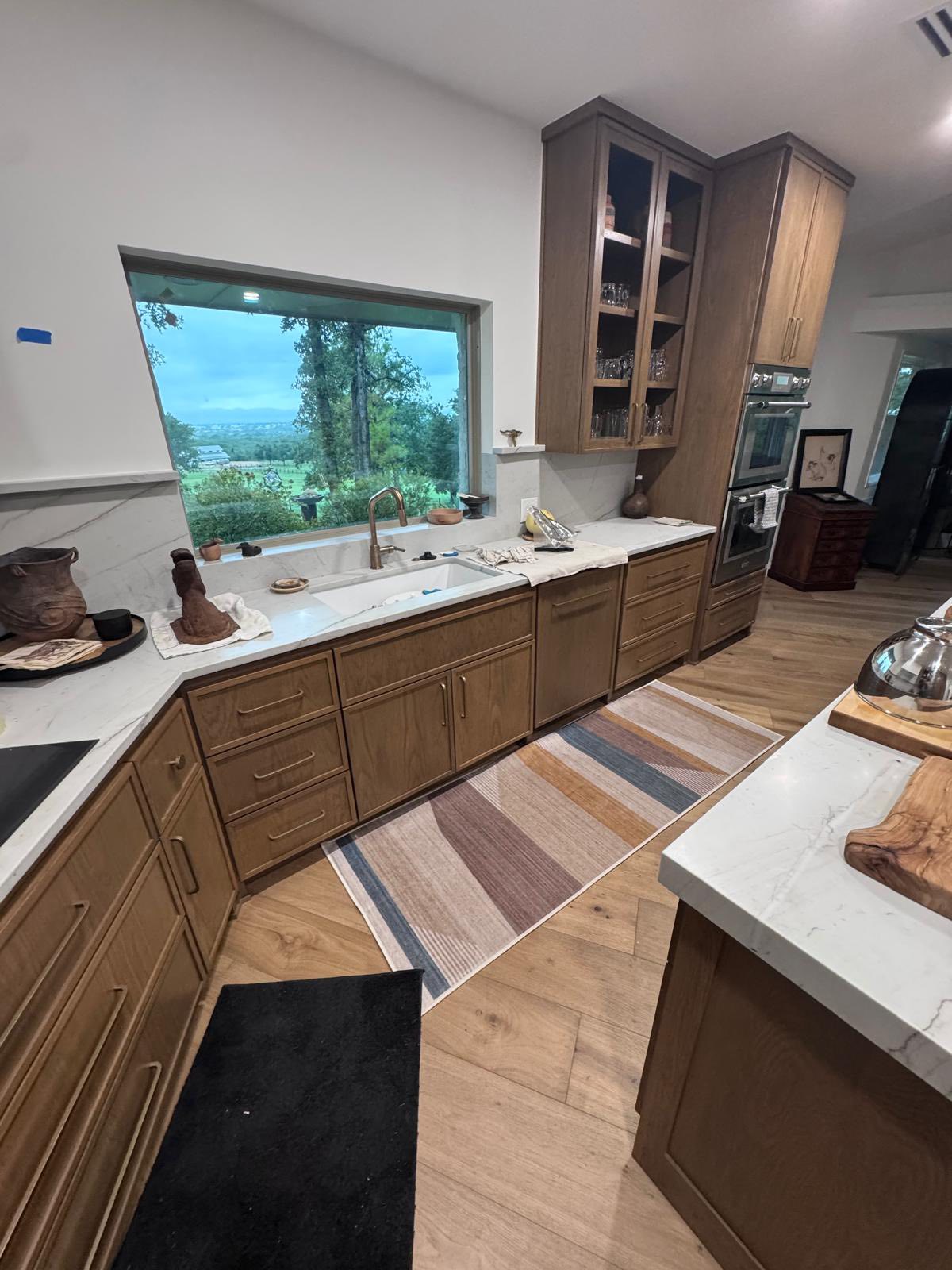 A recent custom cabinet by Benax Custom Cabinets